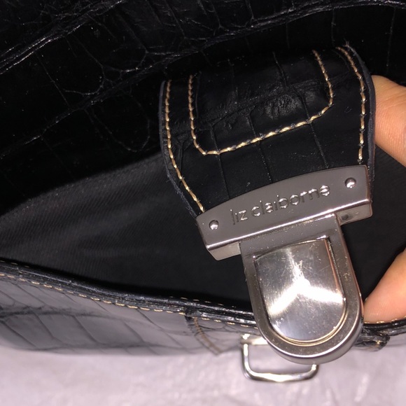 Liz Claiborne black handbag - Picture 7 of 8